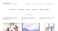 Desktop Screenshot of denizenmag.com